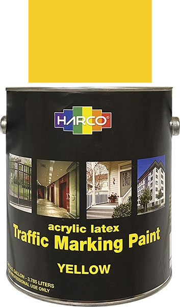 PAINT - LATEX TRAFFIC YELLOW GAL