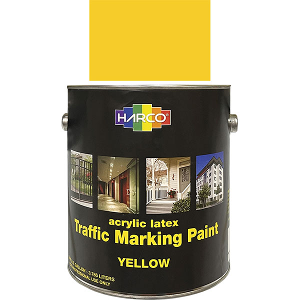 PAINT - LATEX TRAFFIC YELLOW GAL