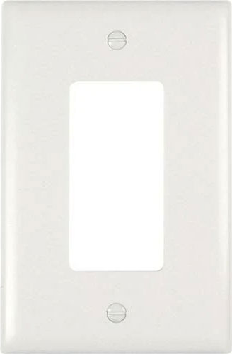 PLATE - DECORA WHITE PLAST JUMBO