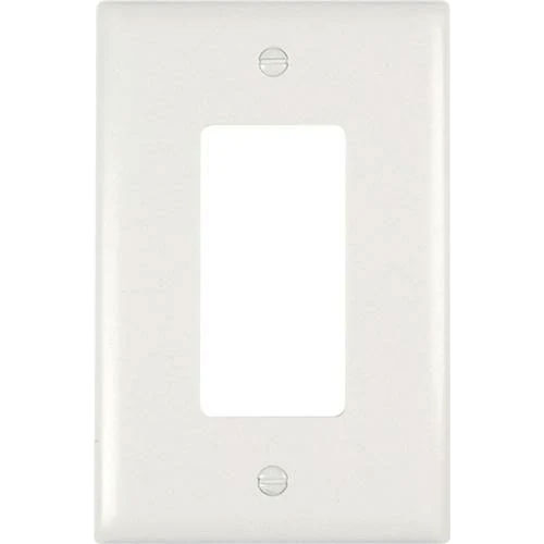 PLATE - DECORA WHITE PLAST JUMBO