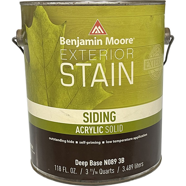 PAINT - BENJAMIN MOORE STAIN EXTERIOR 3X GAL