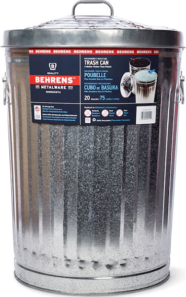 GARBAGE CAN - METAL 20 GAL.