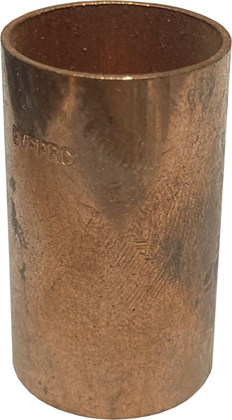 COUPLING SWEAT - 3/4" LESS STOP