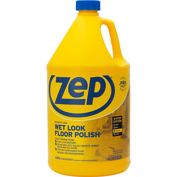 FLOOR POLISH - ZEP WET LOOK GAL.