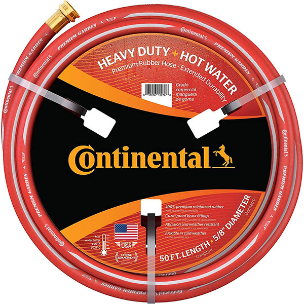 HOSE - 50' RED 5/8" RUBBER USA