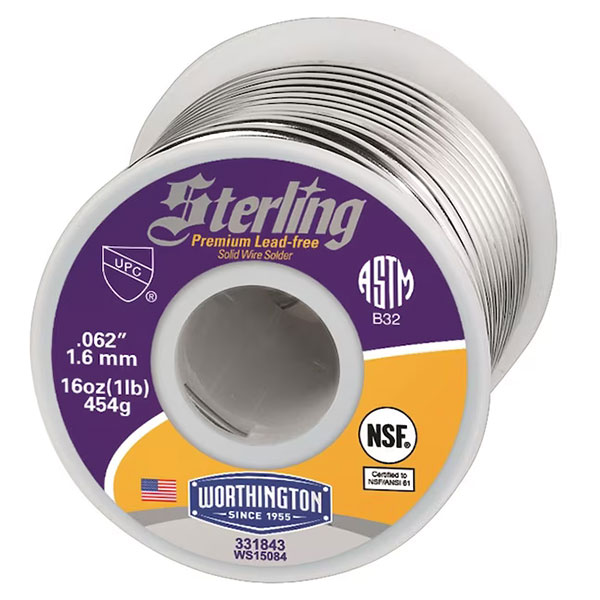 SOLDER - LEAD FREE SILVER 1 LB.