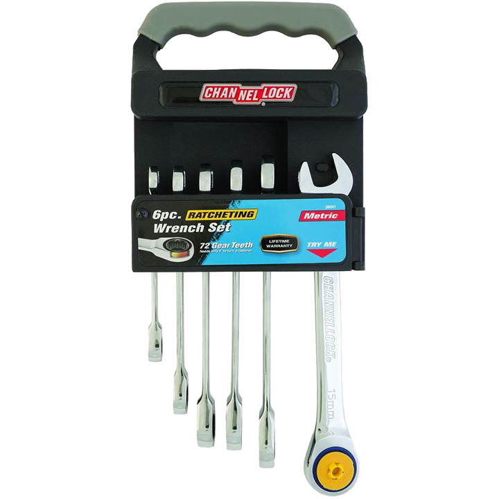 WRENCH SET - METRIC RATCHET 6PC