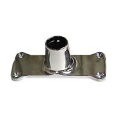 SHOWER BAR - JUMBO CHROME FLANGE PAIR