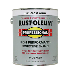 PAINT - RUST-OLEUM GLOSS WHITE ENAMEL (1 GAL.)