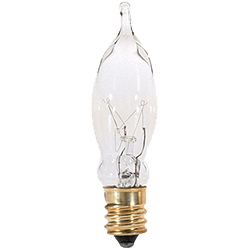 BULB - 7W CLEAR CANDLEABRA