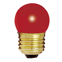 BULB - 7-1/2W EXIT RED