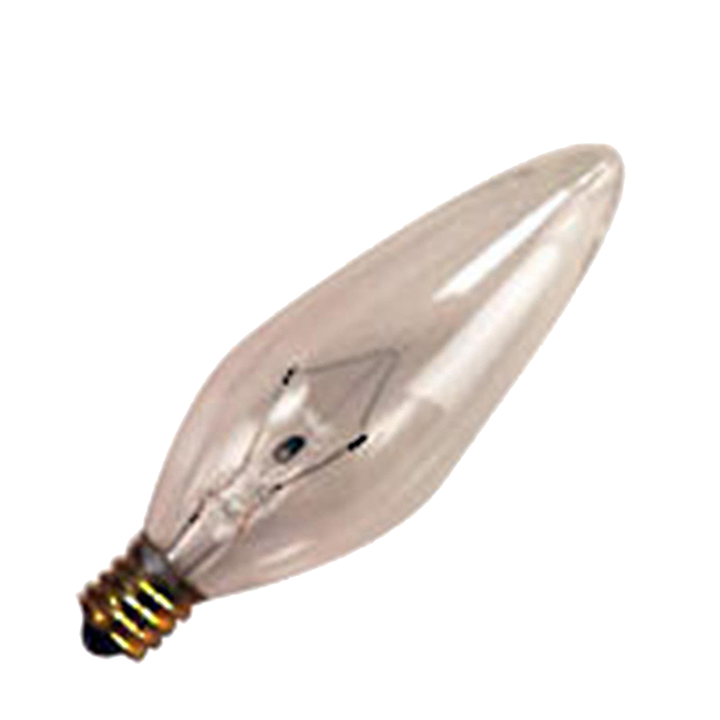 BULB - 25W CLEAR TORP CANDELABRA