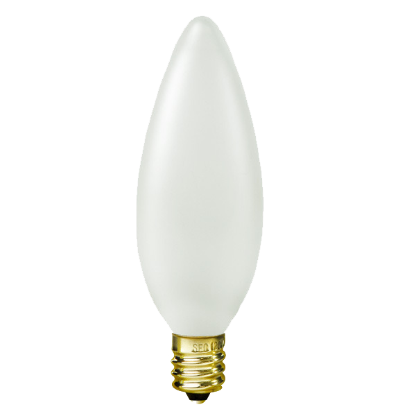BULB - 25W FROST TORP CANDELABRA
