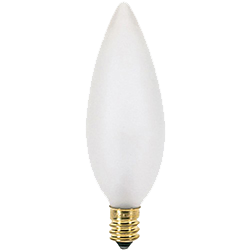 BULB - 60W FROST TORP CANDELABRA