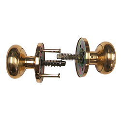 DOOR KNOB - S.B./ROSE ASSEM