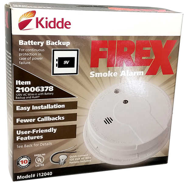 SMOKE ALARM - ELECT W/BATT BU