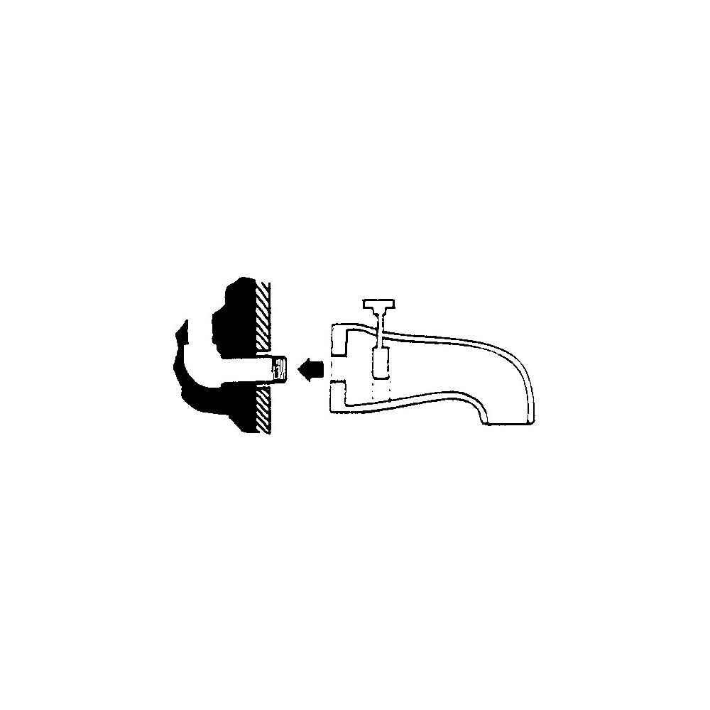 SPOUT - DIVERTER BACK STOP