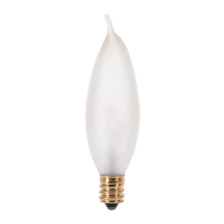 BULB - 25W FROST FLAME CANDELABR